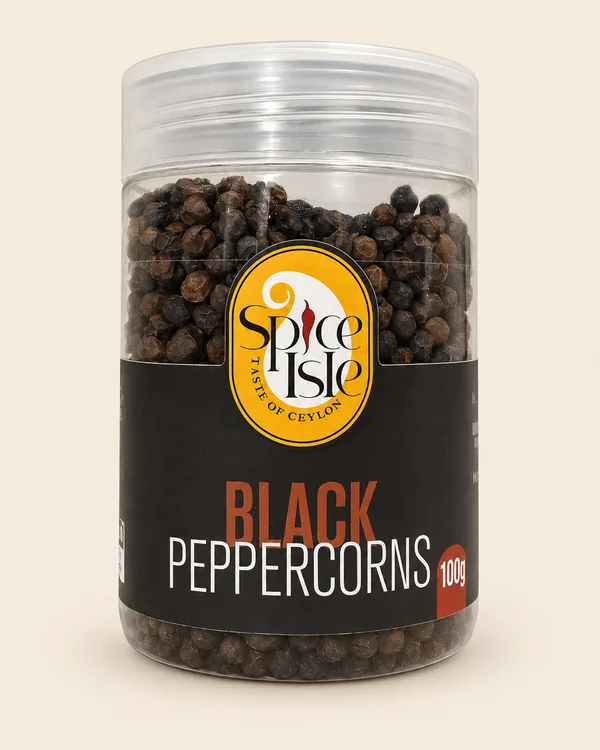 Black Peppercorns 100g jar